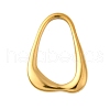 304 Stainless Steel Pendants STAS-V012-02G-1