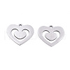 Non-Tarnish 201 Stainless Steel Pendants STAS-S081-071-1