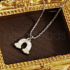 Non-Tarnish Stainless Steel Pendant Necklace GF6823-1-2