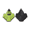 Halloween Theme Rack Plating Alloy Enamel Pendants PALLOY-O109-51EB-1