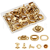 WADORN 10 Sets Brass Purse Twist Lock FIND-WR0009-82G-1