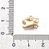 Brass Micro Pave Cubic Zirconia Pendants KK-M306-06G-05-3