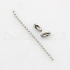 Tarnish Resistant 304 Stainless Steel Ball Chains CHS-A002B-F1.2mm-2