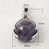 Gemstone Pendants G-G074-12-2