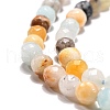 Natural Flower Amazonite Beads Strands G-G545-06-6