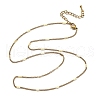 2MM 304 Stainless Steel Curb Chain Necklaces NJEW-T016-13G-4