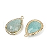 Natural Amazonite Faceted Pendants G-I382-05G-08-2