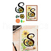 Flower Letter S Carbon Steel Cutting Dies Stencils DIY-WH0309-2371-8