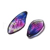 4Pcs Transparent Epoxy Resin Butterfly Wings Pendants RESI-C057-04C-2