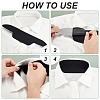Non-Woven Fabric Disposable Neck Collar Sweat Pads AJEW-WH0528-67B-3
