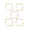 Brass Beads Frames KK-M288-01G-E-1