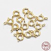 925 Sterling Silver Spring Ring Clasps STER-K167-076A-G-4