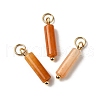 Natural Red Aventurine Pendants STAS-C120-01G-09-1