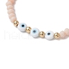 2Pcs Glass Beads Stretch Bracelets BJEW-JB11576-4