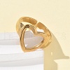 304 Stainless Steel Cuff Rings RJEW-P150-11G-3