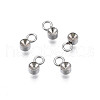 Non-Tarnish 201 Stainless Steel Pendant Rhinestone Settings STAS-S057-44A-P-1