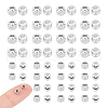 Unicraftale 200Pcs 2 Style 303 Stainless Steel Beads STAS-UN0055-74-1