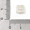 Brass Micro Pave Cubic Zirconia Beads KK-K297-33S-4