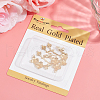 Beebeecraft 8Pcs 2 Styles  Brass Connector Charms KK-BBC0015-39-6