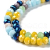 Glass Beads Strands EGLA-A034-M6mm-32-3