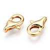 Brass Lobster Claw Clasps KK-N254-08G-2