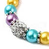 Glass Imitation Pearl Beaded Bracelets for Women BJEW-JB10033-02-3