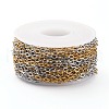 Two Tone 304 Stainless Steel Cable Chains CHS-B001-23-2