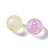 Rainbow Iridescent Plating Acrylic Beads MACR-YW0002-19B-2