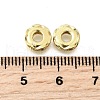 Brass Micro Pave Clear Cubic Zirconia Beads KK-K300-06A-G-2