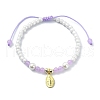 Glass Imitation Pearl Braided Bead Bracelets BJEW-JB09989-2