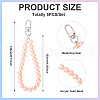 Plastic Beads Pendant Decorations HJEW-TAC0064-01-3