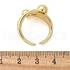 Brass Cuff Rings RJEW-C120-20G-5