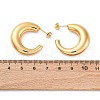 C-Shaped 304 Stainless Steel Stud Earrings for Women EJEW-A125-07G-5