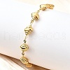 304 Stainless Steel Link Bracelets for Women BJEW-P354-04C-G-3