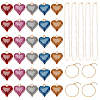 DIY Valentine's Day Bracelet & Necklace Making Kits DIY-PH0003-14-1