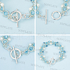 SOFPLATE 60Pcs Tibetan Style Alloy Toggle Clasps FIND-SP0001-23AS-6