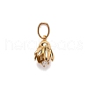 Ion Plating(IP) Brass Micro Pave Cubic Zirconia Pendants PW-WG53304-04-1