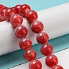 Dyed Natural Jade Beads Strands G-F764-03D-2
