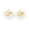 Brass Enamel Pendants KK-S525-13G-2