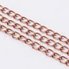 Brass Twisted Chains CHC-Q001-5x4mm-R-1