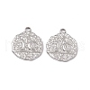 Non-Tarnish 304 Stainless Steel Pendants STAS-B031-28P-2