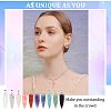 Olycraft 10Pcs 10 Style Natural & Synthetic Gemstone Pointed Pendants G-OC0003-07-5