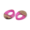 Resin & Wood Pendants WOOD-F015-17D-2