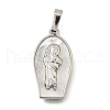Brass Shell Pendants KK-D328-01P-E-1