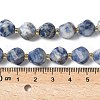 Natural Blue Spot Jasper Beads Strands G-U023-A05-01-5