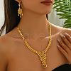 Elegant Alloy Hollow Out Tassel Bridal Earrings & Necklaces Set for Women ME8909-4