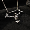 Gothic Skeleton Alloy Pendant Necklaces FS-WG5A1B6-01-3
