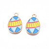 Alloy Enamel Pendants ENAM-S115-158-2