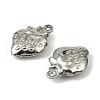 304 Stainless Steel Pendants. Strawberry Charm STAS-A190-06P-2