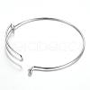Adjustable 304 Stainless Steel Expandable Bangle Making BJEW-G515-03P-3